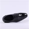 Tommy Bowe Toe Cap Dress Shoe - Black Leather
